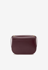 Ferragamo Double Gancini North-South Crossbody Bag Plum 219867 DOUBLE G FL 789542 PLUM