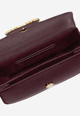Ferragamo Double Gancini North-South Crossbody Bag Plum 219867 DOUBLE G FL 789542 PLUM