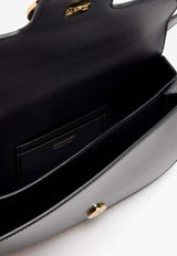 Ferragamo Double Gancini East-West Crossbody Bag Black 21A073 DOUBLE G E/W 789550 NERO