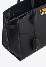 Ferragamo Large Studio Leather Top Handle Bag Black 21A110 ST SOFT L NW 785995 NERO