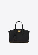 Ferragamo Medium Studio North-West Leather Top Handle Bag Black 21A112 ST SOFT S NW 786166 NERO