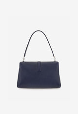 Ferragamo Small Mia Calf Leather Shoulder Bag Navy 21A471 TH M 791738 NEW NAVY DKB