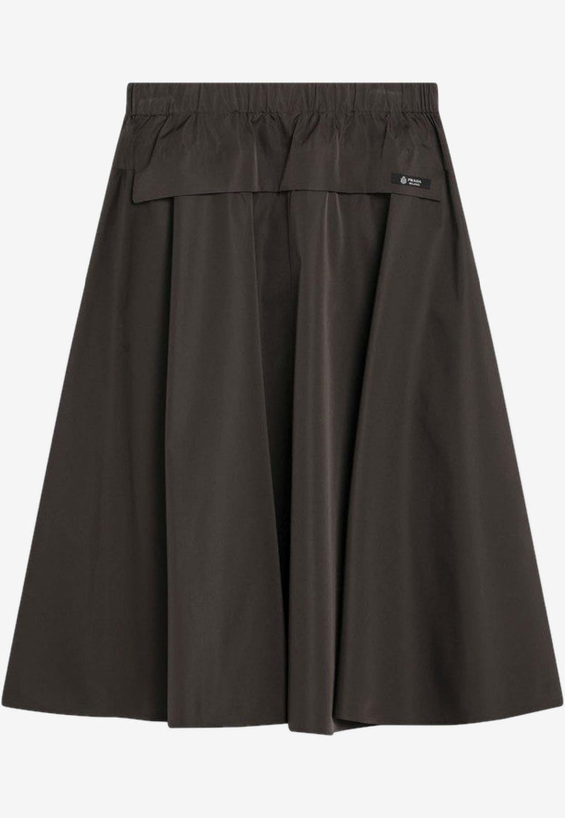 Prada Buckled-Strap Midi Skirt 21H025OOO18UU/S_PRADA-F0334