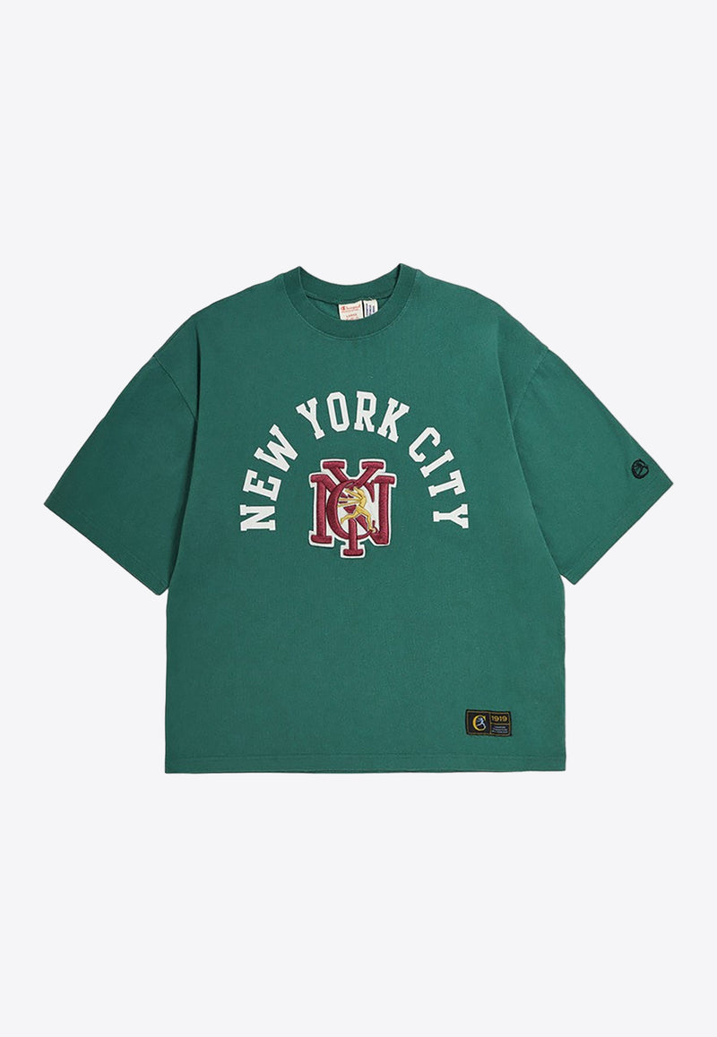 Champion Reverse Weave Printed T-shirt Green 220003CO/O_CHAMP-BISGS504