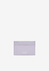 Salvatore Ferragamo Gancini Hammered Leather Cardholder Lavender 220007 201 774991 NEW LAVANDER