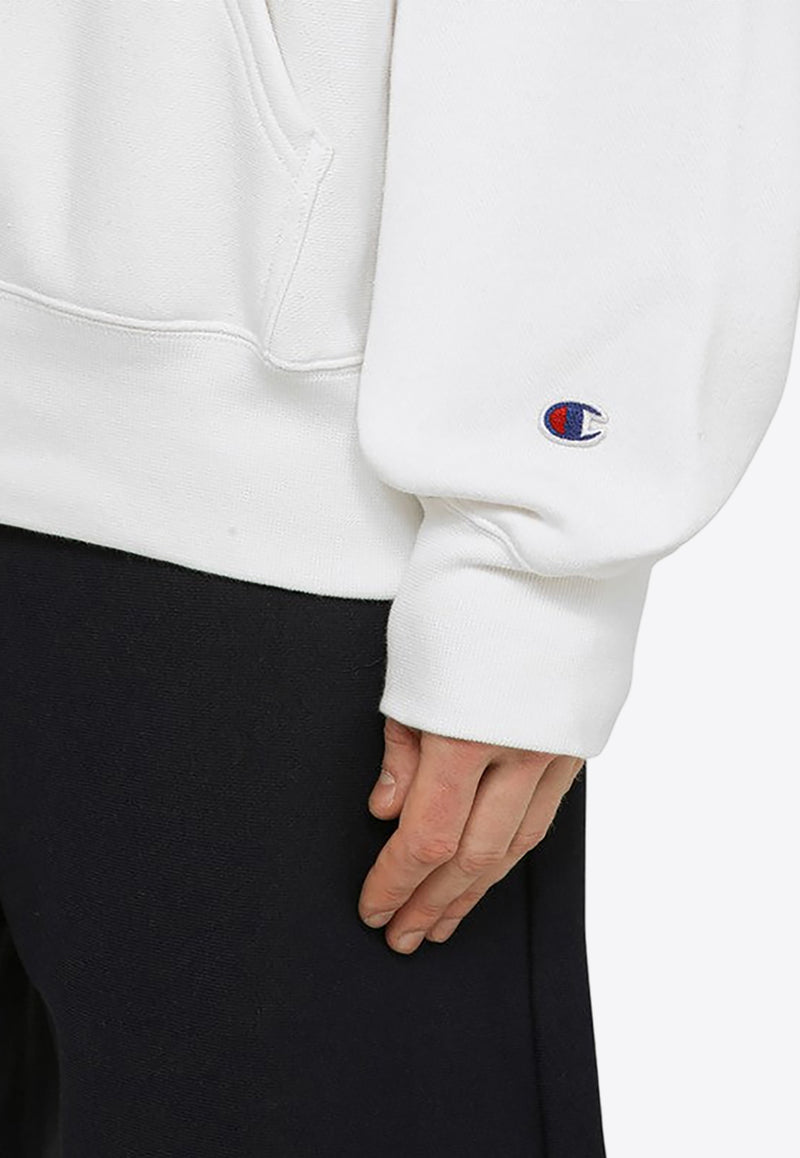 Champion Reverse Weave Hooded Sweatshirt White 220070CO/O_CHAMP-WHTWW001