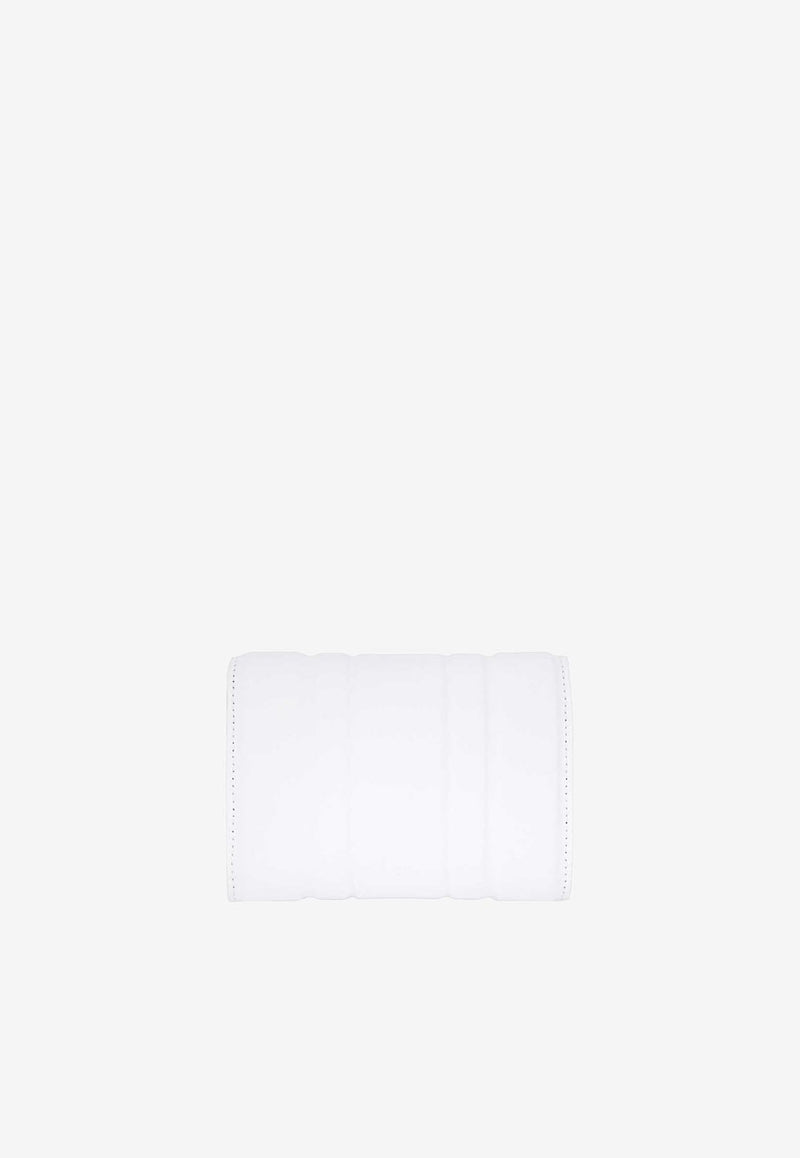 Salvatore Ferragamo French Leather Wallet 220445 FRENCH 765549 OPTIC WHITE White