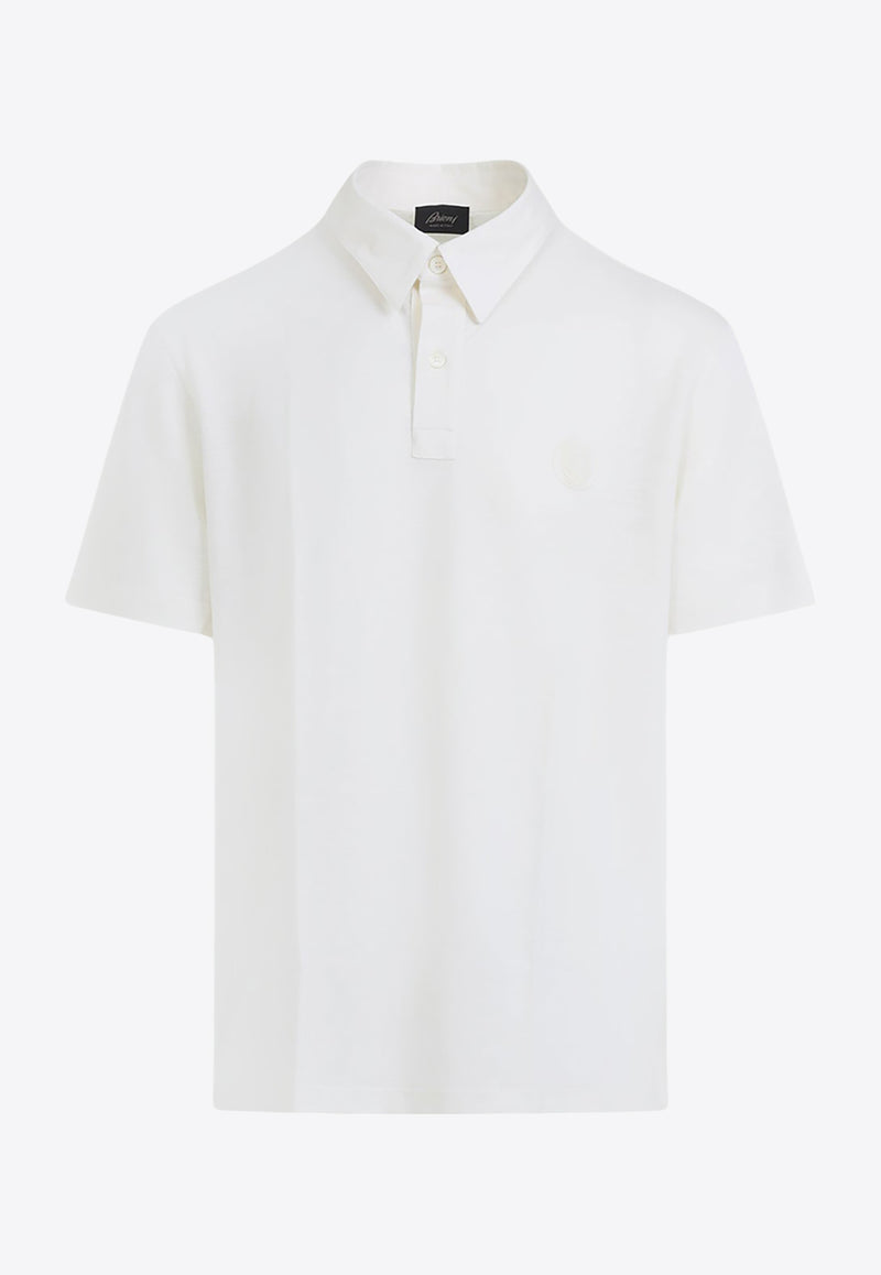 Short-Sleeved Wool Polo T-shirt