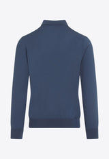 Long-Sleeved Zip Polo