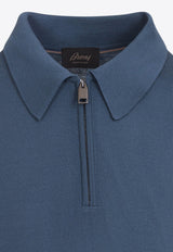 Long-Sleeved Zip Polo
