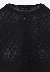 Wool Crewneck Cardigan