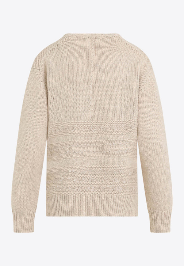 Camel Crewneck Sweater