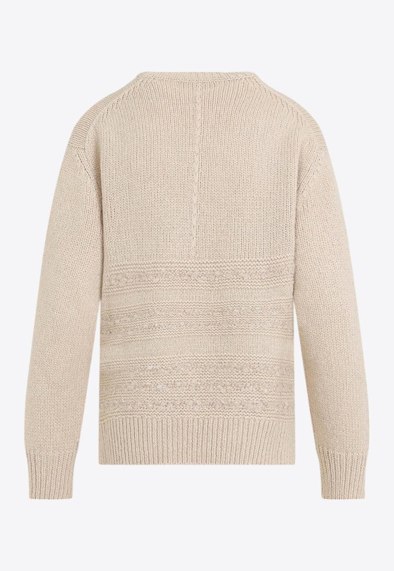 Camel Crewneck Sweater