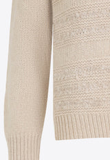 Camel Crewneck Sweater