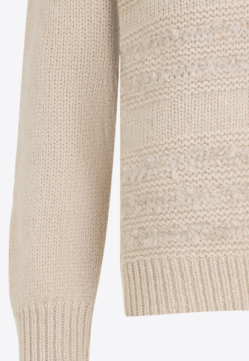 Camel Crewneck Sweater