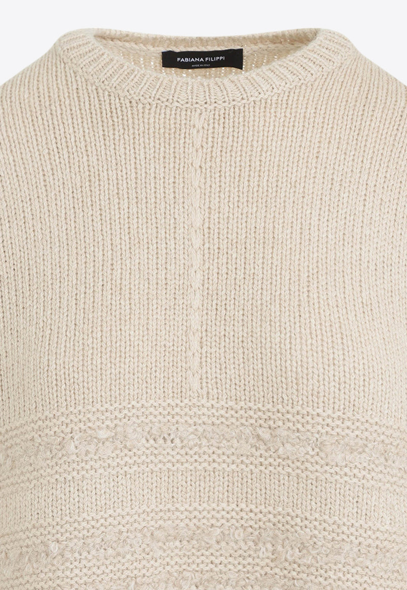 Camel Crewneck Sweater