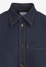 Long-Sleeved Wool Shirt