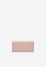 Salvatore Ferragamo Gancini Grained Leather Chain Clutch Pink 220636 775060 ROSE