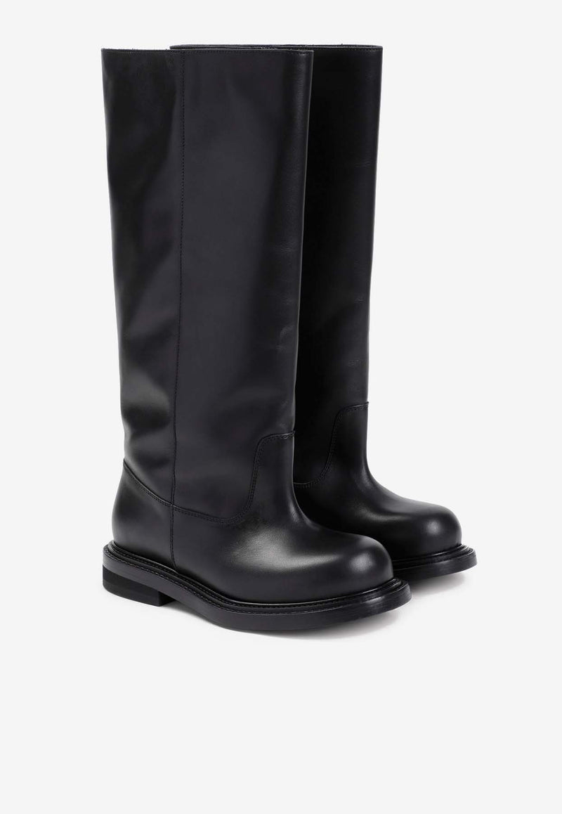 Knee-High Leather Boots