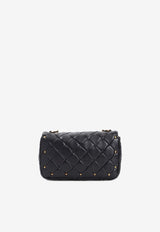 Rockstud Spike Quilted Leather Crossbody Bag