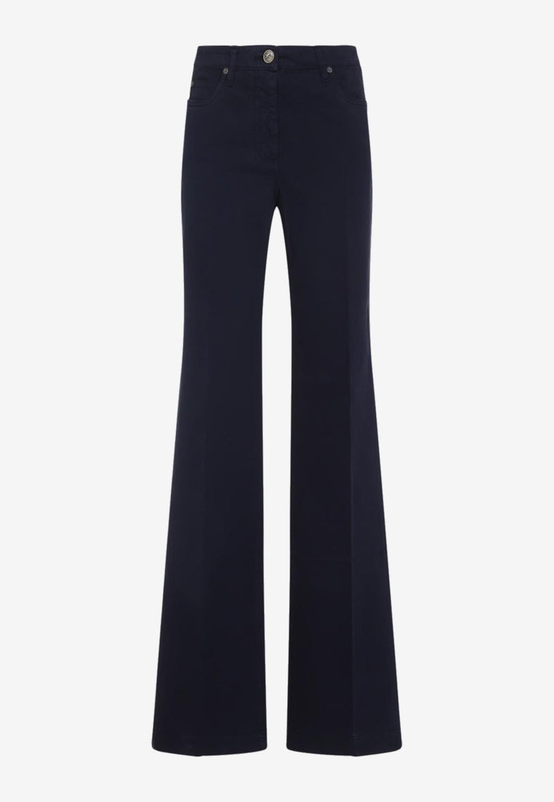 Pegaso-Embroidered Bootcut Jeans