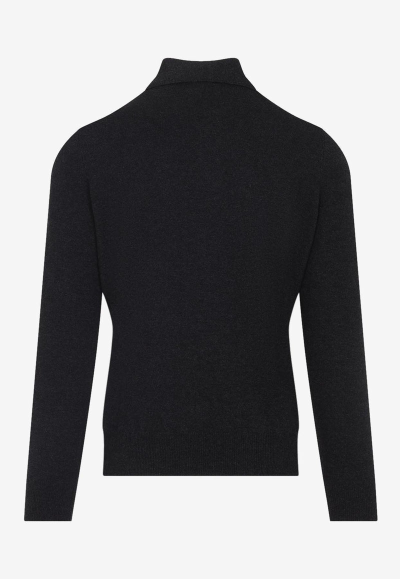 Cashmere Polo Sweater