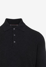 Cashmere Polo Sweater