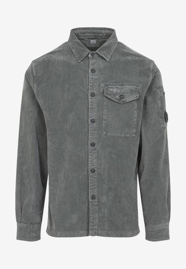 Corduroy Long-Sleeved Shirt