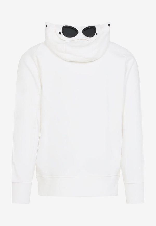 Open Zip-Up Hooded Sweatshirt
