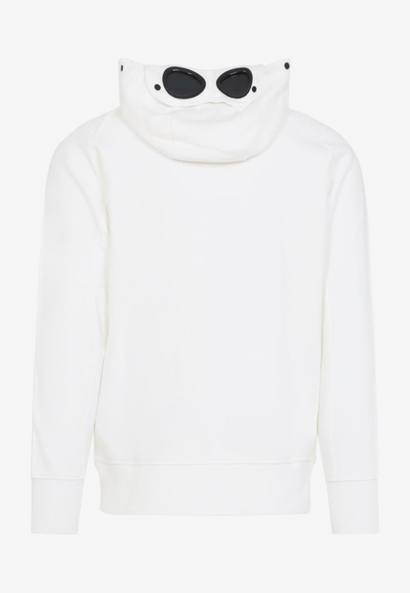 Open Zip-Up Hooded Sweatshirt