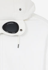 Open Zip-Up Hooded Sweatshirt