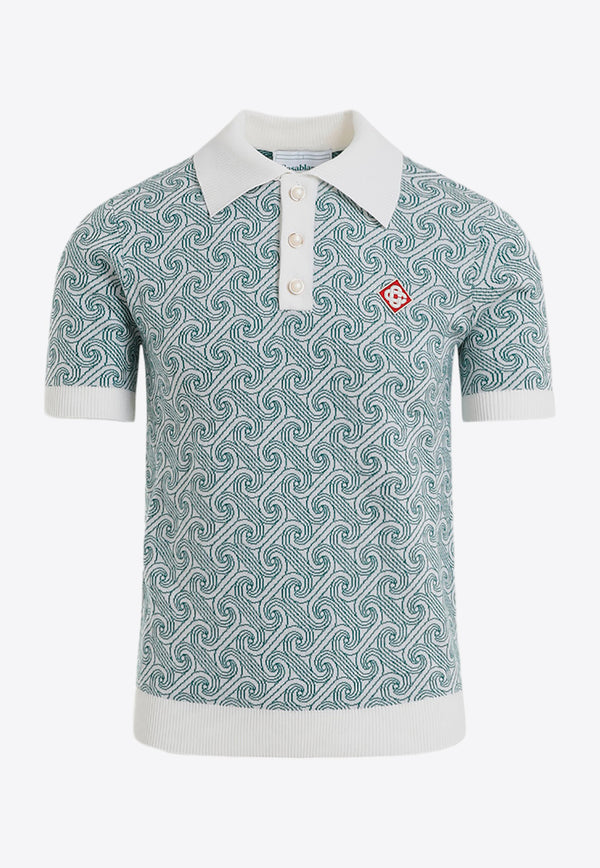 Monogram Wool Polo T-shirt