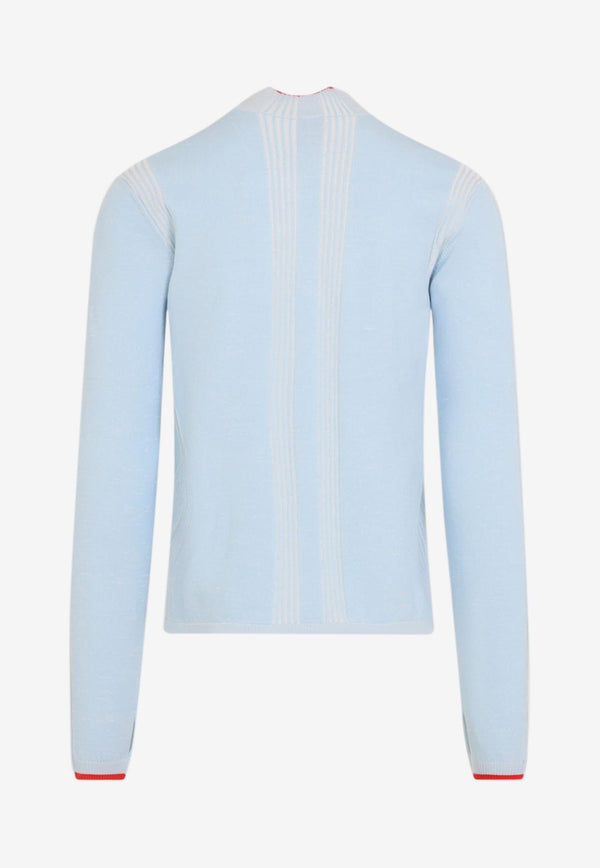 Half-Zip Knitted Sweater