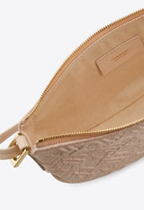 Ferragamo Mini Monogram Jacquard Hobo Bag Cream 220872 CROSSBODY 783807 CREAM TAN