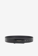Label Leather Belt