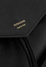 Ferragamo Mini Multi-Pocket Leather Backpack Black 220941 BACKPACK 785886 NERO
