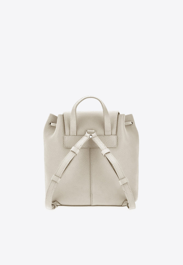 Ferragamo Mini Multi-Pocket Leather Backpack Gray 220941 BACKPACK 785889 HAZE