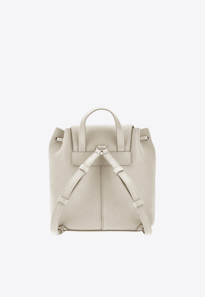 Ferragamo Mini Multi-Pocket Leather Backpack Gray 220941 BACKPACK 785889 HAZE