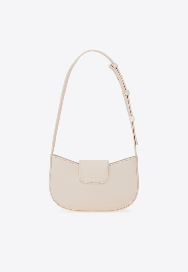 Ferragamo Mini Gabry Double Gancini Leather Shoulder Bag Pink 220947 GABRY 786622 BALLET