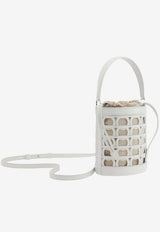 Small Gancini Cut-Outs Bucket Bag