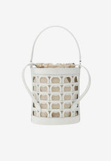 Small Gancini Cut-Outs Bucket Bag