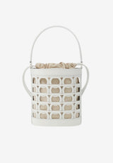 Small Gancini Cut-Outs Bucket Bag