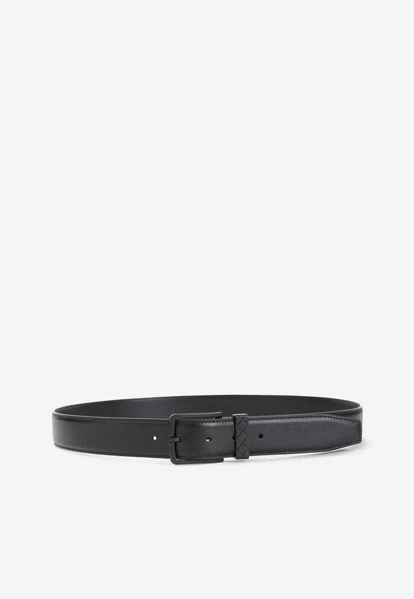 Intreccio Loop Leather Belt