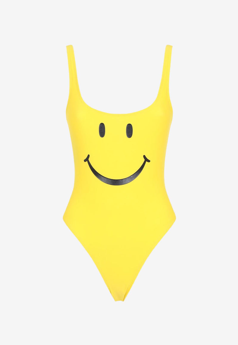 Smiley Face One-Piece Swimsuit