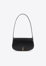 Demi Lune Leather Shoulder Bag
