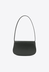 Demi Lune Leather Shoulder Bag