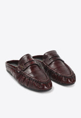 Le Loafer Leather Flat Mules