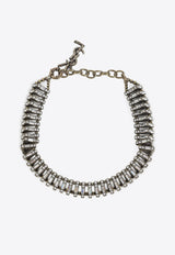 Pyramid Choker Necklace