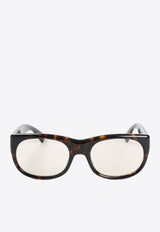 Havana Round-Shaped Sunglasses