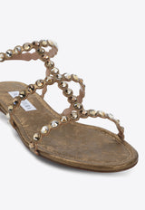 Tequila Crystal-Embellished Sandals